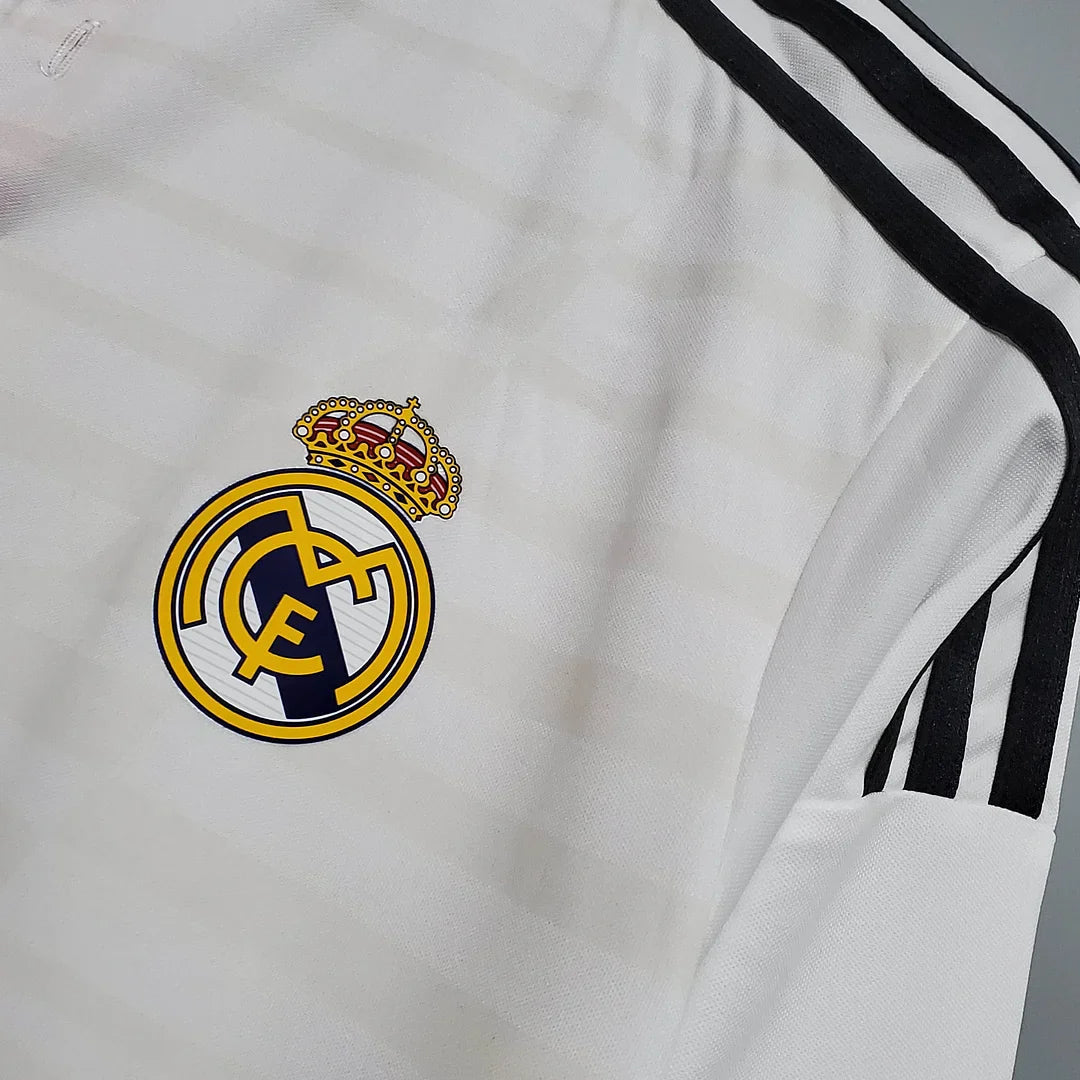 Retro Long Sleeve 2014/2015 Real Madrid Home FTBL4ALL