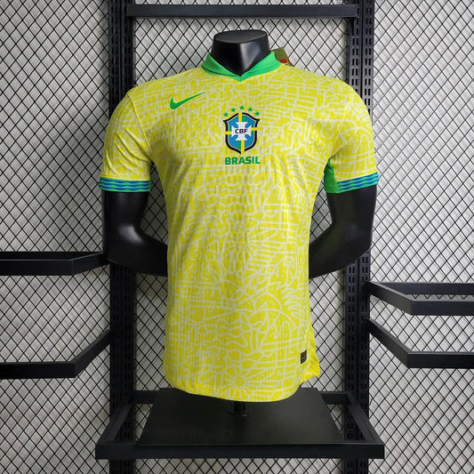 2024 Brazil Home Soccer Jersey - Player Version FTBL4ALL