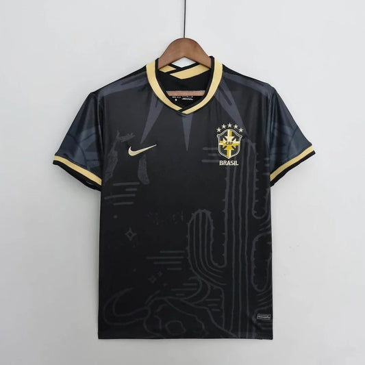 2022 Brazil Special Edition Black Soccer Jersey FTBL4ALL