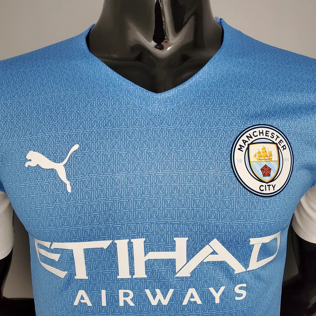 Manchester City Football Shirt 2021/2022 Retro 1:1 Thai Quality Home - Player Version FTBL4ALL