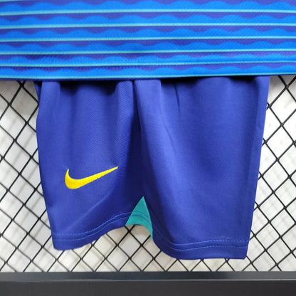 2024 Brazil Away Football Shirt Kids Size 1:1 FTBL4ALL