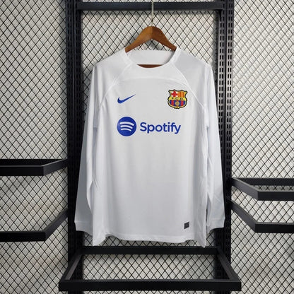 2023/2024 Long Sleeve Barcelona Away Football Shirt 1:1 Thai Quality FTBL4ALL