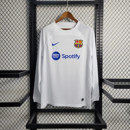 2023/2024 Long Sleeve Barcelona Away Football Shirt 1:1 Thai Quality FTBL4ALL