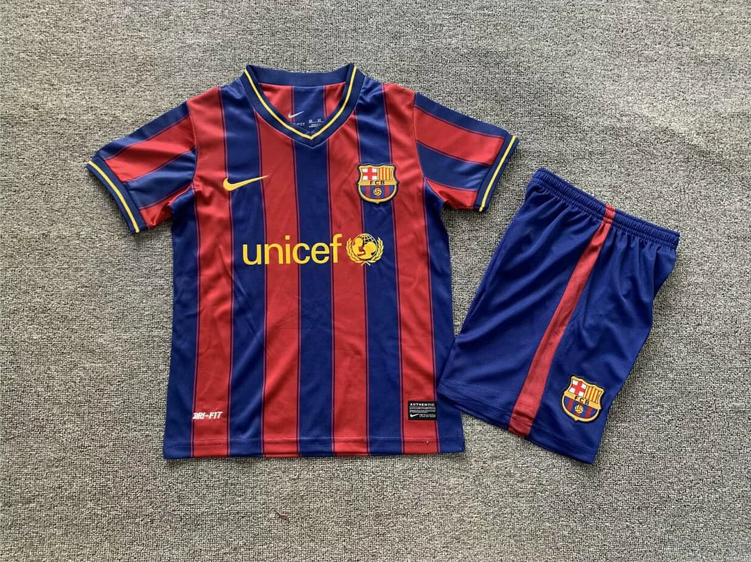 2009/2010 Retro Kids Size Barcelona Home Football Shirt 1:1 Thai Quality FTBL4ALL