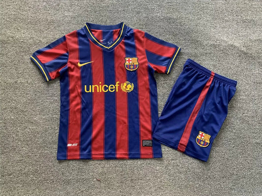 2009/2010 Retro Kids Size Barcelona Home Football Shirt 1:1 Thai Quality FTBL4ALL
