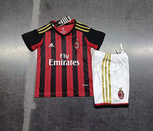 2013/2014 Retro Kids Size AC Milan Home Football Shirt 1:1 Thai Quality FTBL4ALL