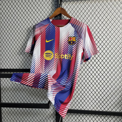 2023/2024 Barcelona Training Wear Red White Blue Jersey FTBL4ALL