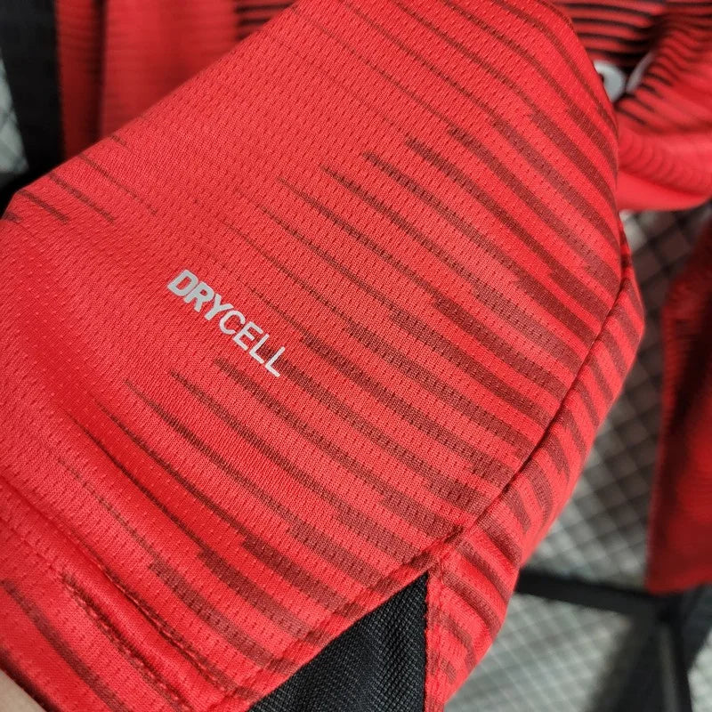 2023/2024 Long Sleeve AC Milan Home Soccer Jersey 1:1 Thai Quality FTBL4ALL