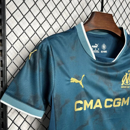 2024/2025 Olympique de Marseille Away Football Shirt 1:1 Thai Quality Kids Size FTBL4ALL