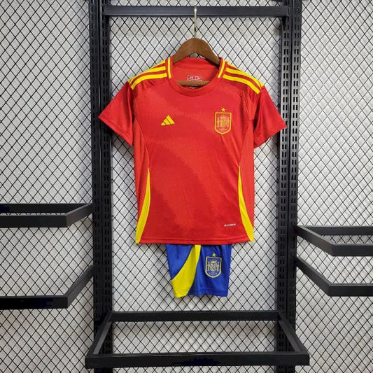 2024 Kids Size Spain Home Football Shirt 1:1 Thai Quality FTBL4ALL