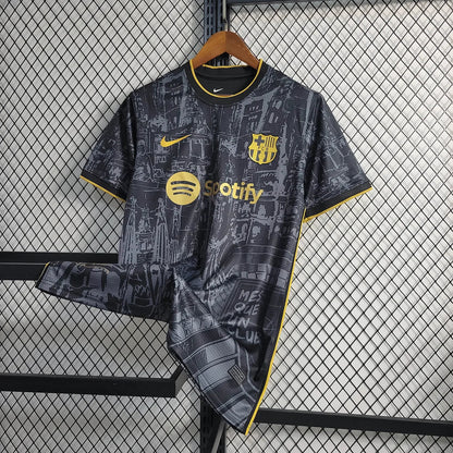 2023/2024 Barcelona Special Edition Black Football Shirt 1:1 Thai Quality FTBL4ALL