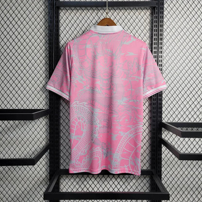 2023/2024 Real Madrid Chinese Dragon Pink Football Shirt FTBL4ALL