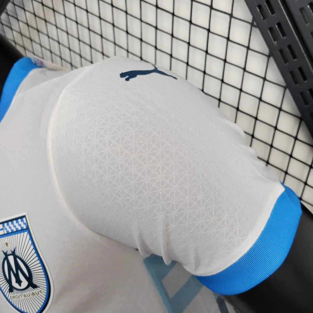 2024/2025 Olympique de Marseille Home Football Jersey - Player Version FTBL4ALL