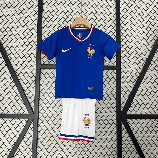 2024 Kids Size France Home Football Shirt 1:1 Thai Quality FTBL4ALL