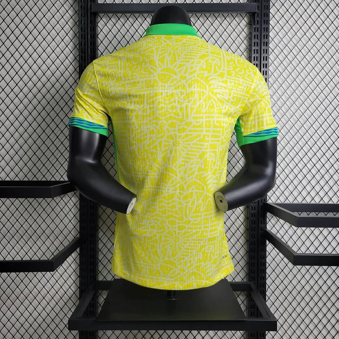 2024 Brazil Home Soccer Jersey - Player Version FTBL4ALL