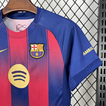2025/2026 Barcelona Home Football Shirt Kids Size FTBL4ALL