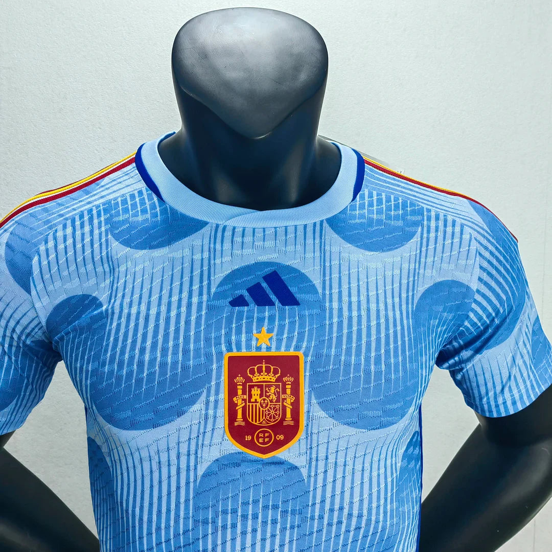 2022 FIFA World Cup Spain Away Soccer Shirt - Player Version FTBL4ALL