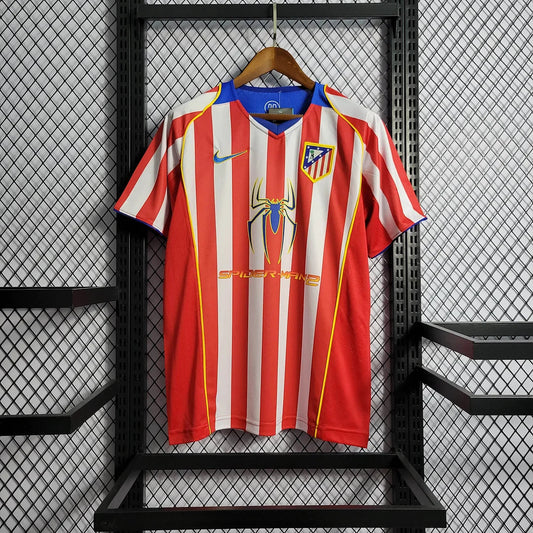 2004/2005 Retro Atletico Madrid Home Soccer Jersey 1:1 Thai Quality FTBL4ALL