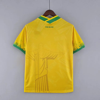 2022 Brazil Classic Soccer Jersey Yellow FTBL4ALL