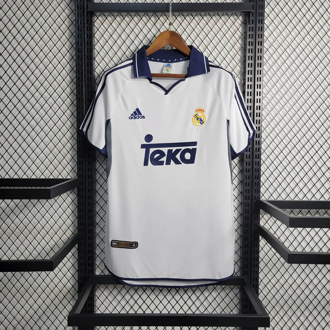 2000/2001 Retro Real Madrid Home Football Shirt 1:1 Thai Quality FTBL4ALL