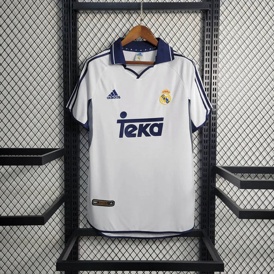2000/2001 Retro Real Madrid Home Football Shirt 1:1 Thai Quality FTBL4ALL