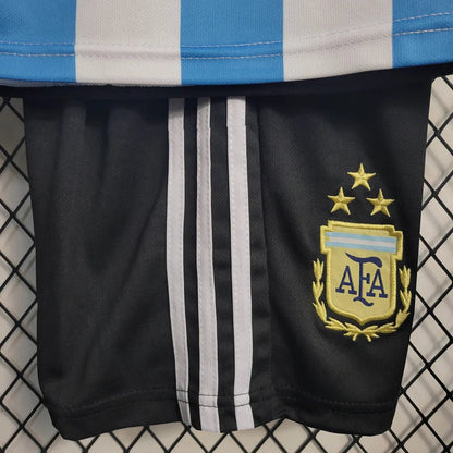 2022 Argentina Home Football Shirt Kids Size FTBL4ALL