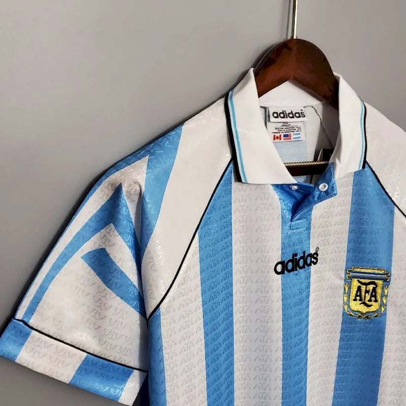1996 Retro Argentina National Team Home Jersey FTBL4ALL
