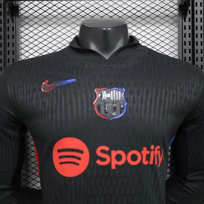 2024/2025 Long Sleeve Player Version Barcelona Away Jersey 1:1 Thai Quality FTBL4ALL