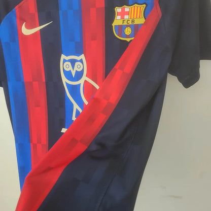 2022/2023 Barcelona Home Drake Model Football Shirt 1:1 Thai Quality FTBL4ALL