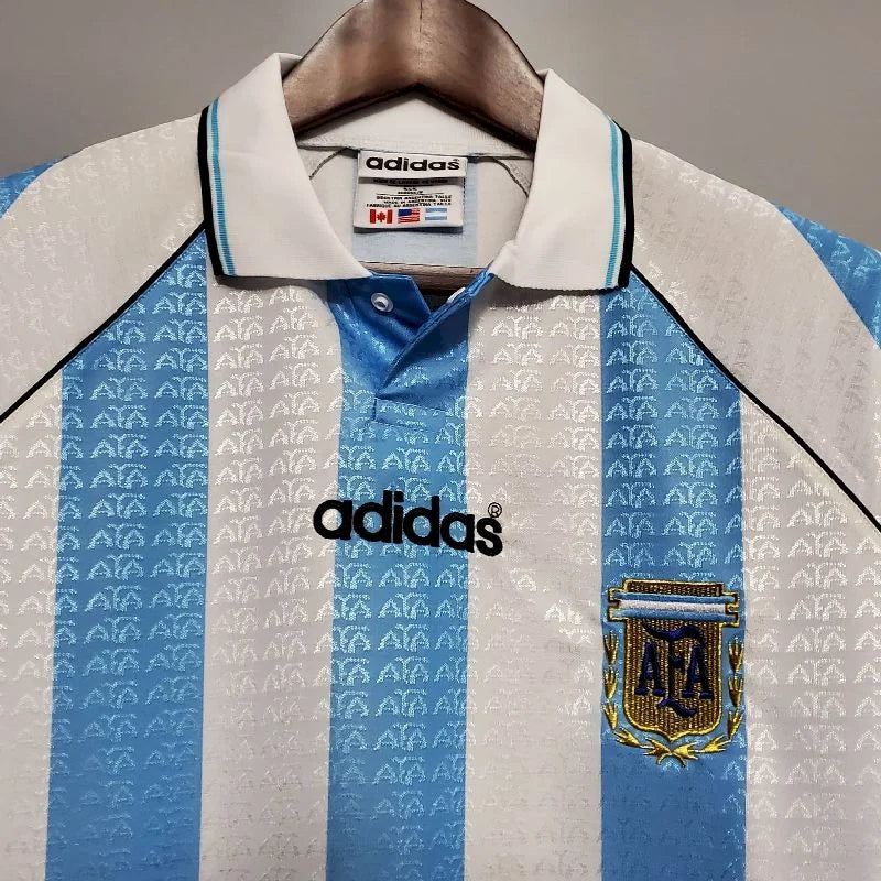 1996 Retro Argentina National Team Home Jersey FTBL4ALL