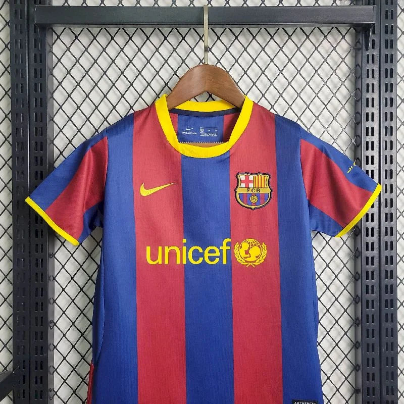 2010/2011 Retro Kids Size Barcelona Home Football Shirt 1:1 Thai Quality FTBL4ALL