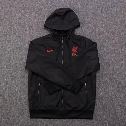 2024/2025 Liverpool Windbreaker Black Soccer Jersey 1:1 Thai Quality FTBL4ALL