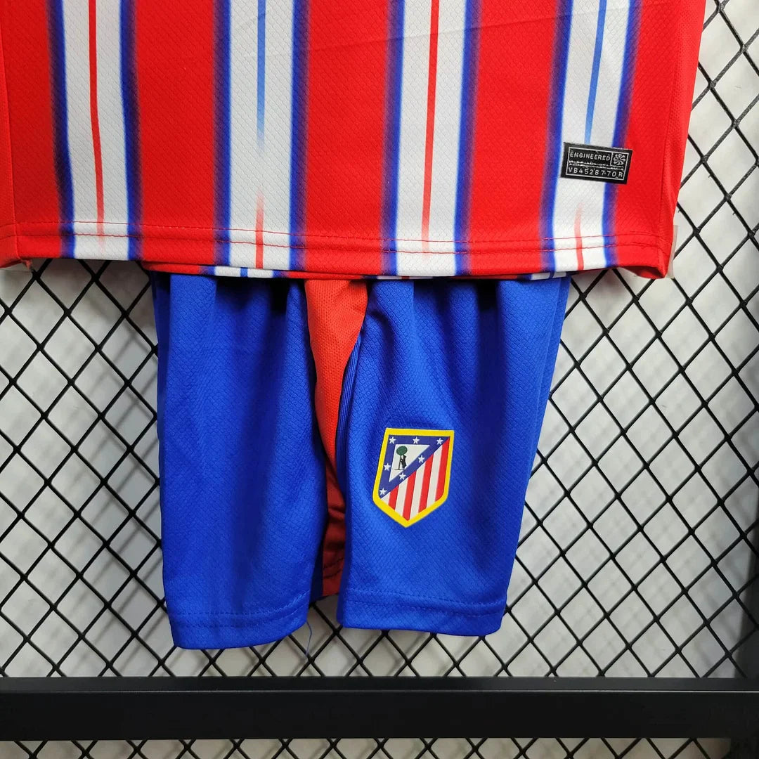 2024/2025 Atletico Madrid Home Football Shirt Kids Size 1:1 Thai Quality FTBL4ALL