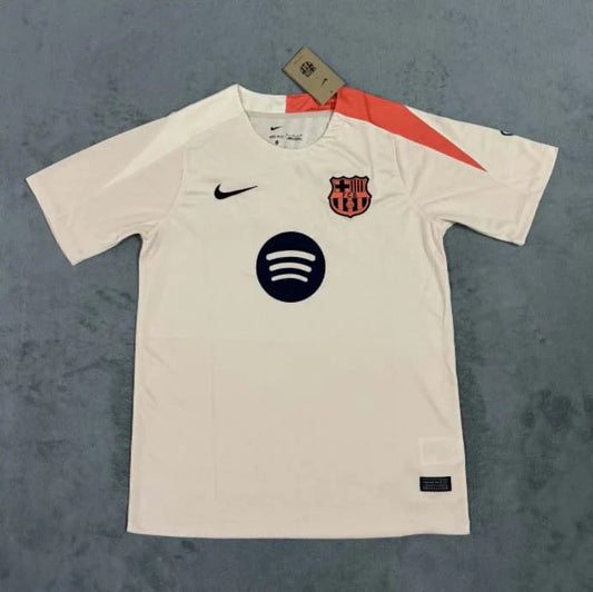 2025/2026 Barcelona Training Wear cream-yellow Football Shirt FTBL4ALL