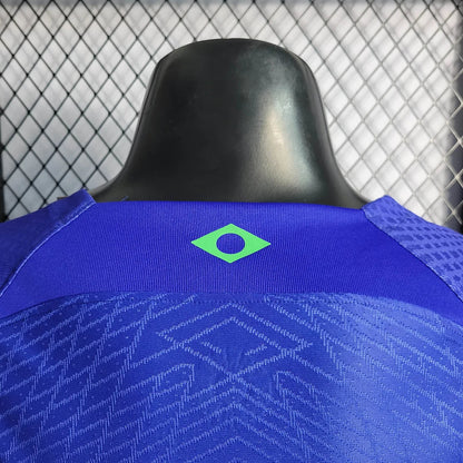 2022 World Cup Brazil Away Soccer Jersey - Player Version FTBL4ALL