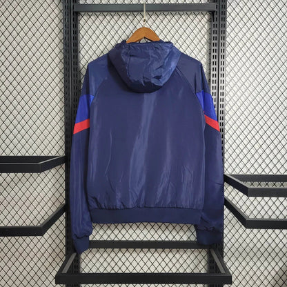 2023/2024 Barcelona Windbreaker Blue Jersey FTBL4ALL