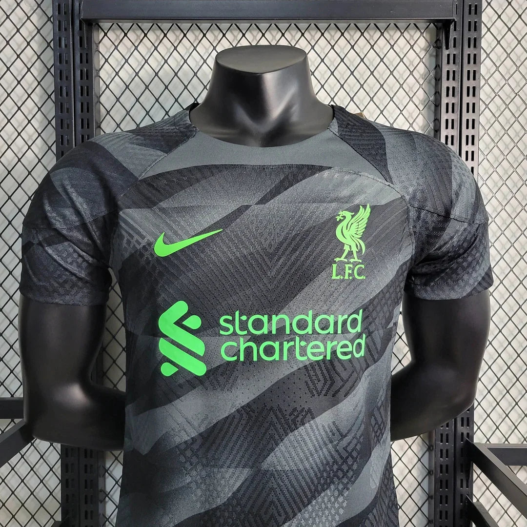 2023/2024 Liverpool Goalkeeper Black Soccer Jersey 1:1 Thai Quality - Player Version FTBL4ALL