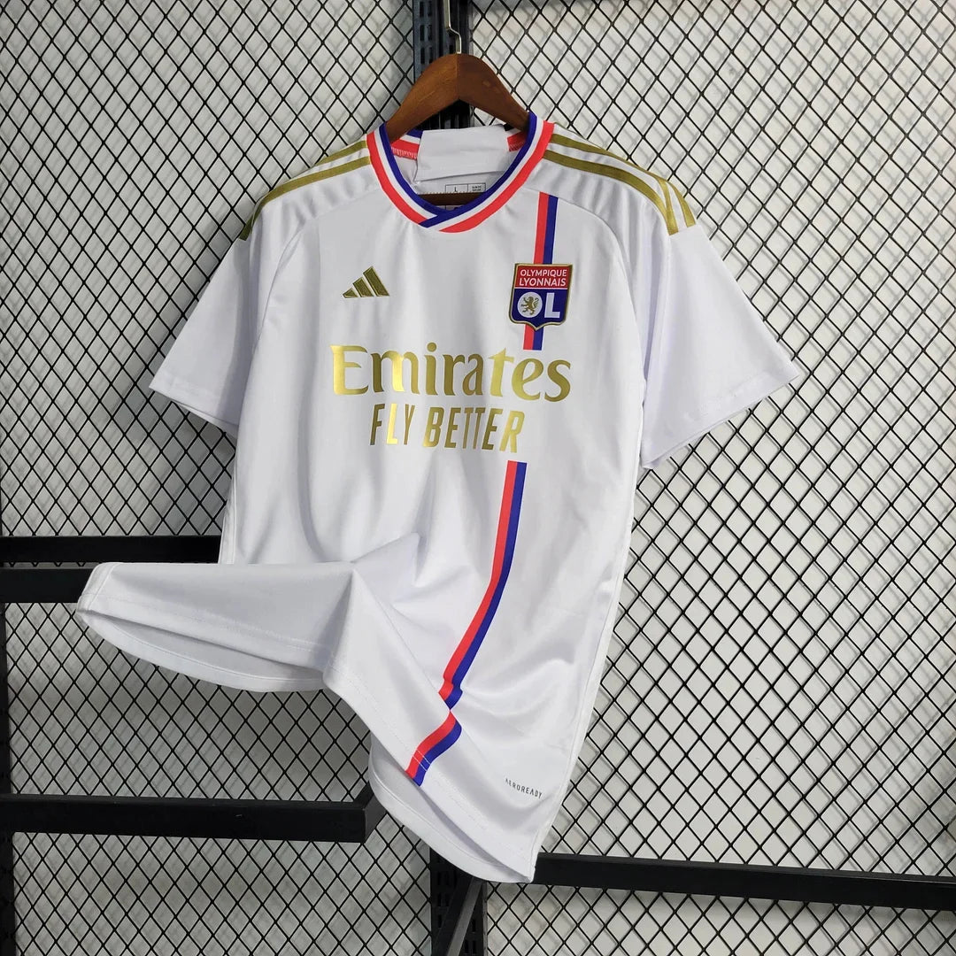 2023/2024 Lyon Home Football Shirt FTBL4ALL