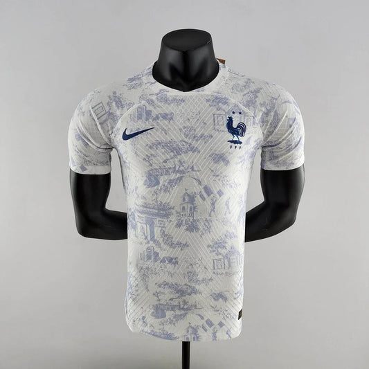 2022 FIFA World Cup France Away Football Shirt White - Player Version FTBL4ALL