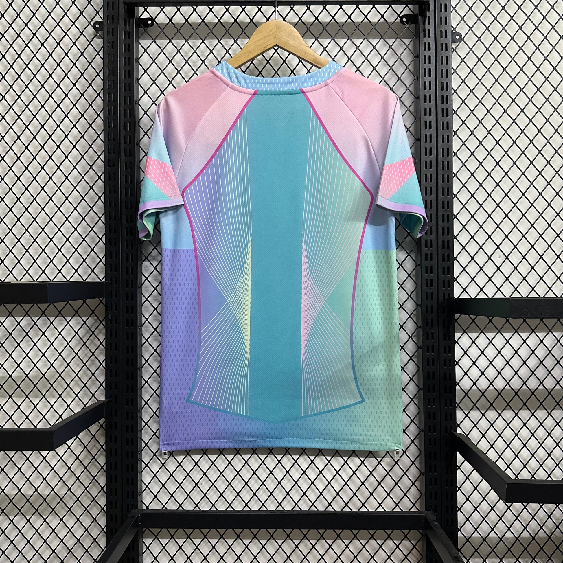 2025/2026 Barcelona Special Edition Pink Blue Gradient Football Shirt FTBL4ALL