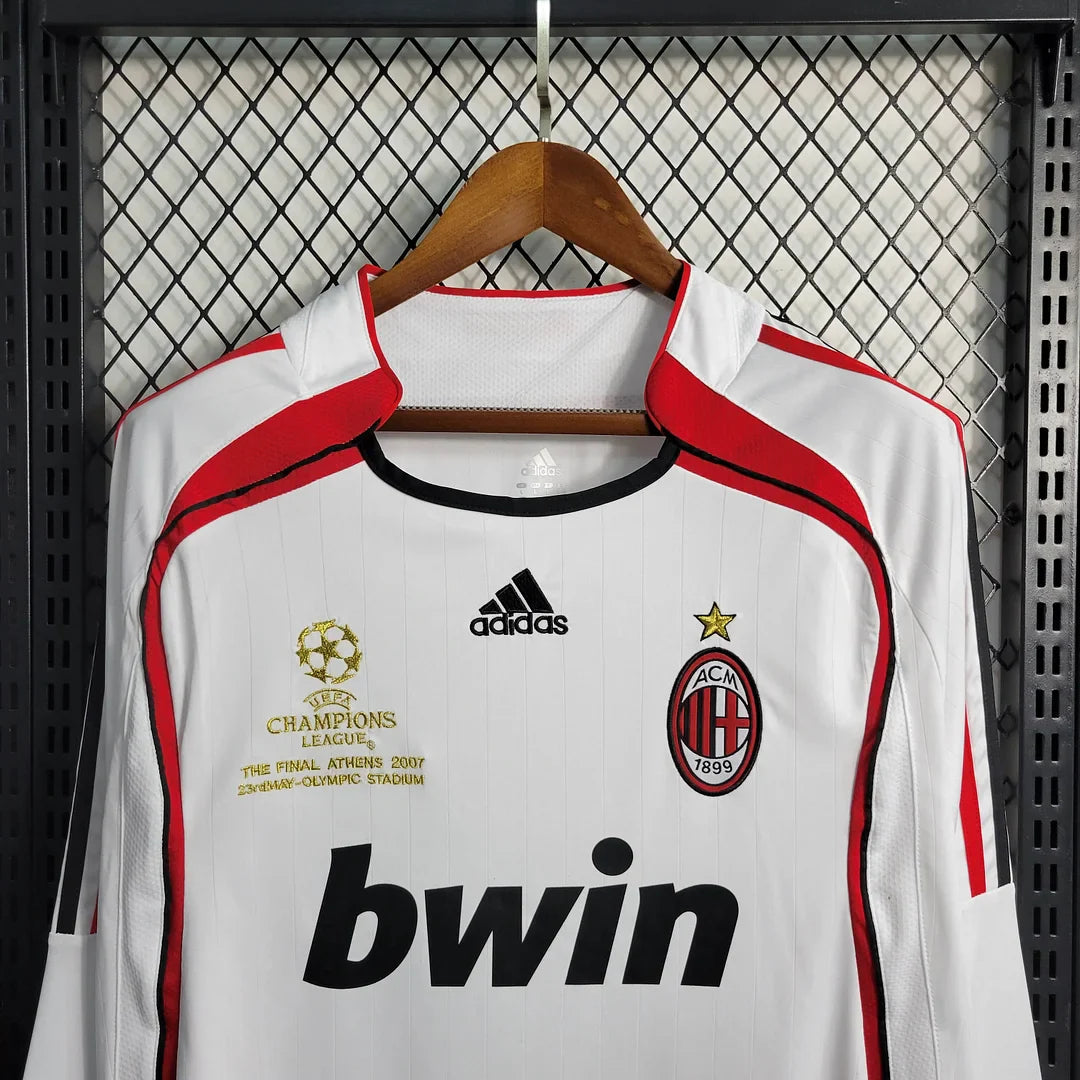 2006/2007 Retro Long Sleeve AC Milan Away Football Shirt 1:1 Thai Quality FTBL4ALL