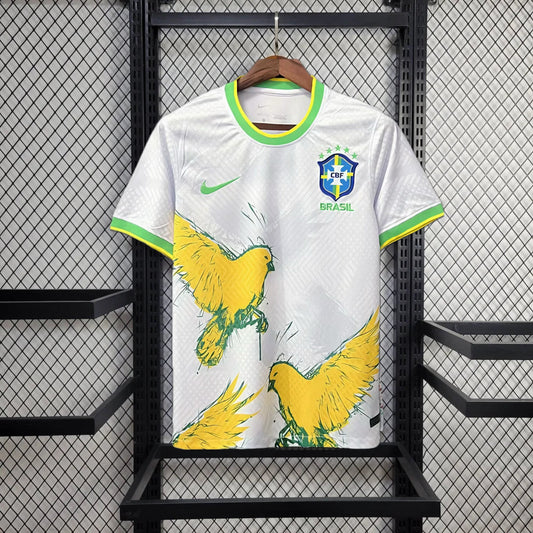 Brazil 2022 Special Edition White Football Shirt FTBL4ALL