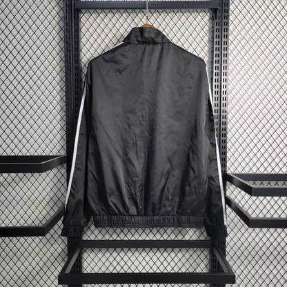 Real Madrid Windbreaker Jacket Black 23/24 FTBL4ALL