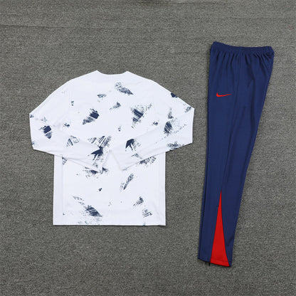 2024/2025 PSG Paris Saint-Germain Parisian Frost Half-Pull Tracksuit FTBL4ALL