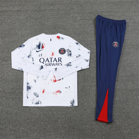2024/2025 PSG Paris Saint-Germain Parisian Frost Half-Pull Tracksuit FTBL4ALL