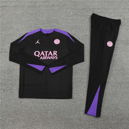 2023/2024 PSG Paris Saint-Germain Purple Half-Pull Tracksuit FTBL4ALL
