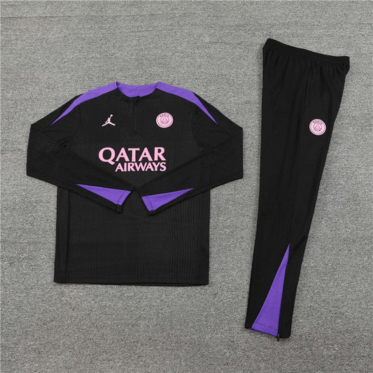 2023/2024 PSG Paris Saint-Germain Purple Half-Pull Tracksuit FTBL4ALL