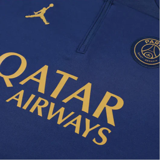 2023/2024 PSG Paris Saint-Germain Blue Half-Pull Tracksuit FTBL4ALL