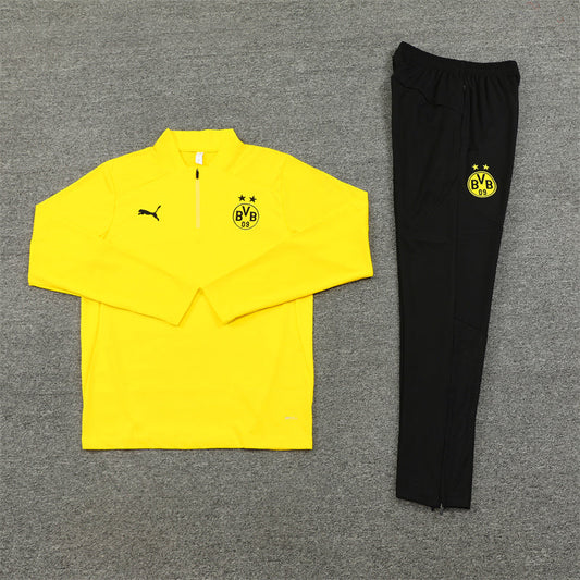2024/2025 Dortmund Yellow Half-Pull Tracksuit FTBL4ALL
