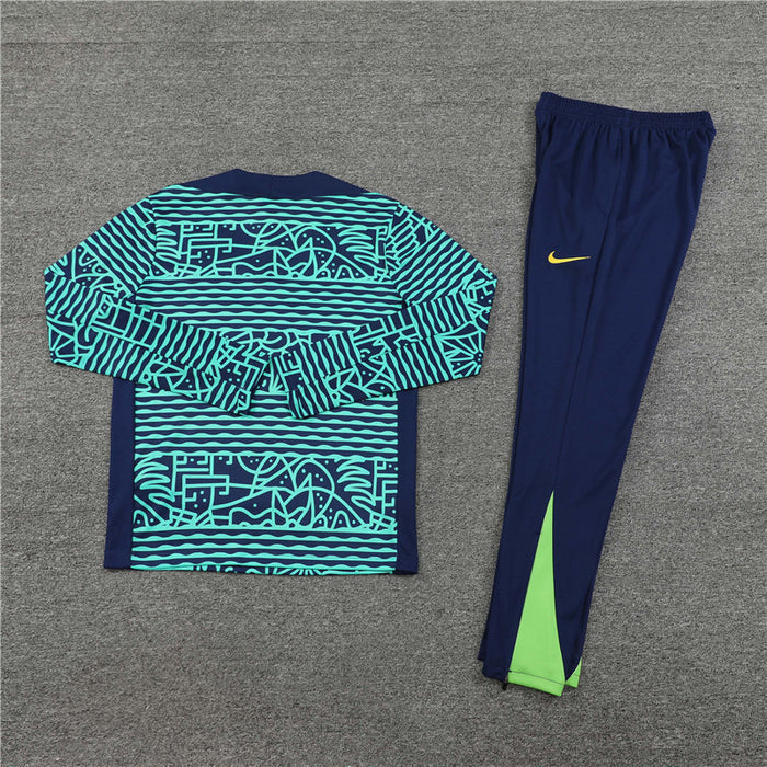 2024 Brazil Special Edition Half-Pull Tracksuit FTBL4ALL
